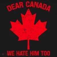 Dear Canada We Hate Him Too Toddler Hoodie thumb 2