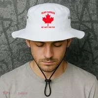 Dear Canada We Hate Him Too Bucket Hat thumb 2