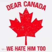 Dear Canada We Hate Him Too Women's Tank Top thumb 5
