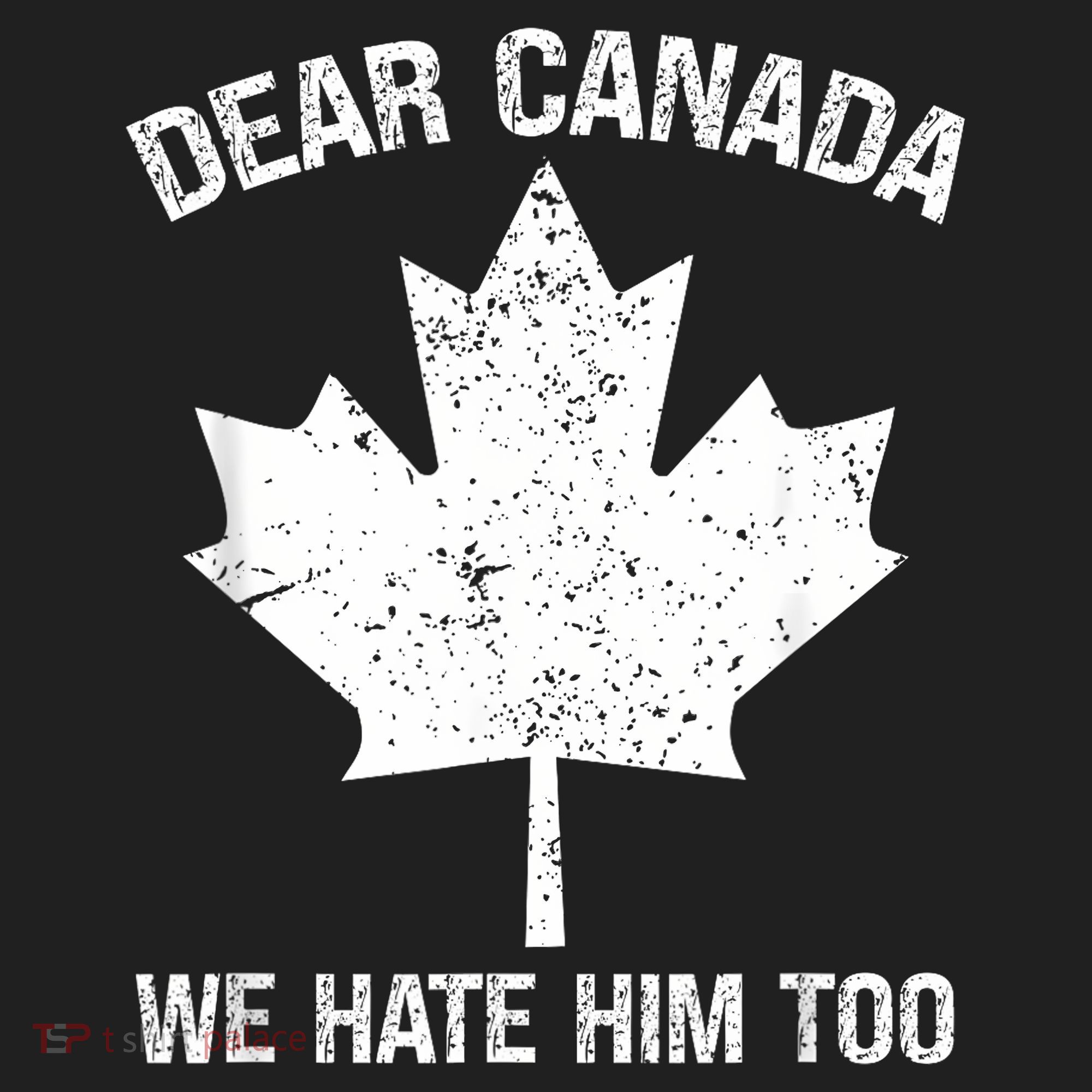 Dear Canada We Hate Him Too Political Protest - Red Beanie
