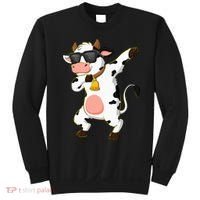 Dabbing Cow Wearing Sunglasses Dab Dance Sweatshirt thumb 0