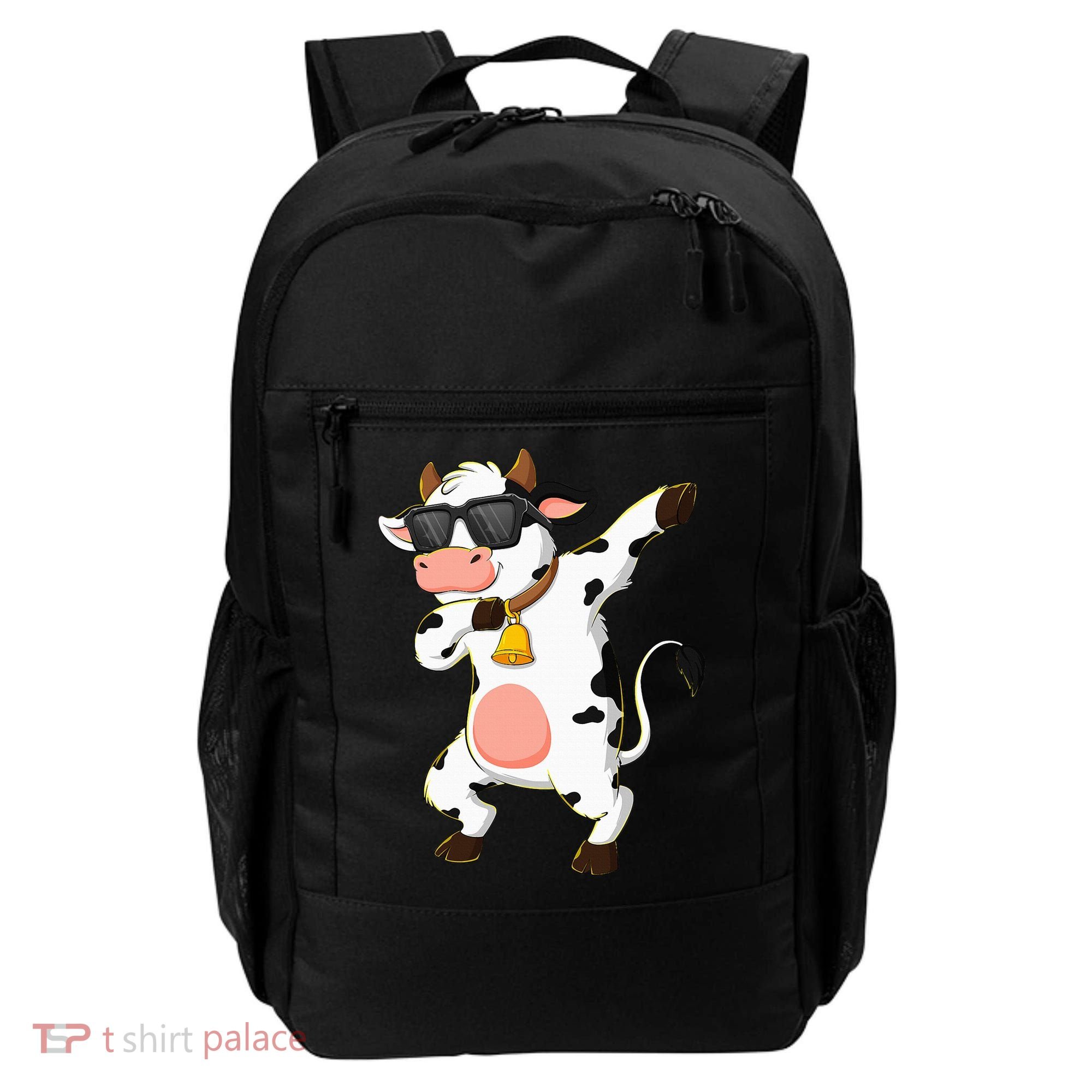 Dabbing Cow Wearing Sunglasses Dab Dance Backpack