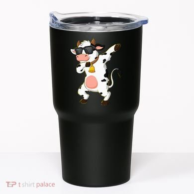 Dabbing Cow Wearing Sunglasses Dab Dance Tumbler