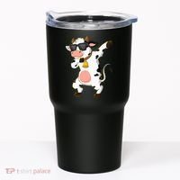 Dabbing Cow Wearing Sunglasses Dab Dance Tumbler thumb 0