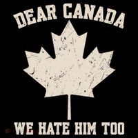 Dear Canada We Hate Him Too Anti Trump Backpack thumb 2