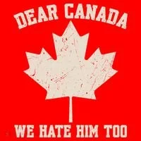 Dear Canada We Hate Him Too Anti Trump Ornament thumb 1