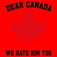 Dear Canada We Hate Him Too Anti Trump Santa Hat thumb 1