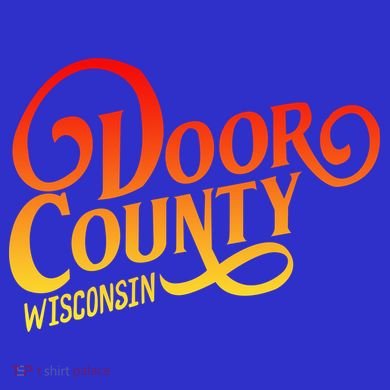 Door County Wisconsin Tourist Design Adults And Kids Souvenir Gift Women's V-Neck T-Shirt