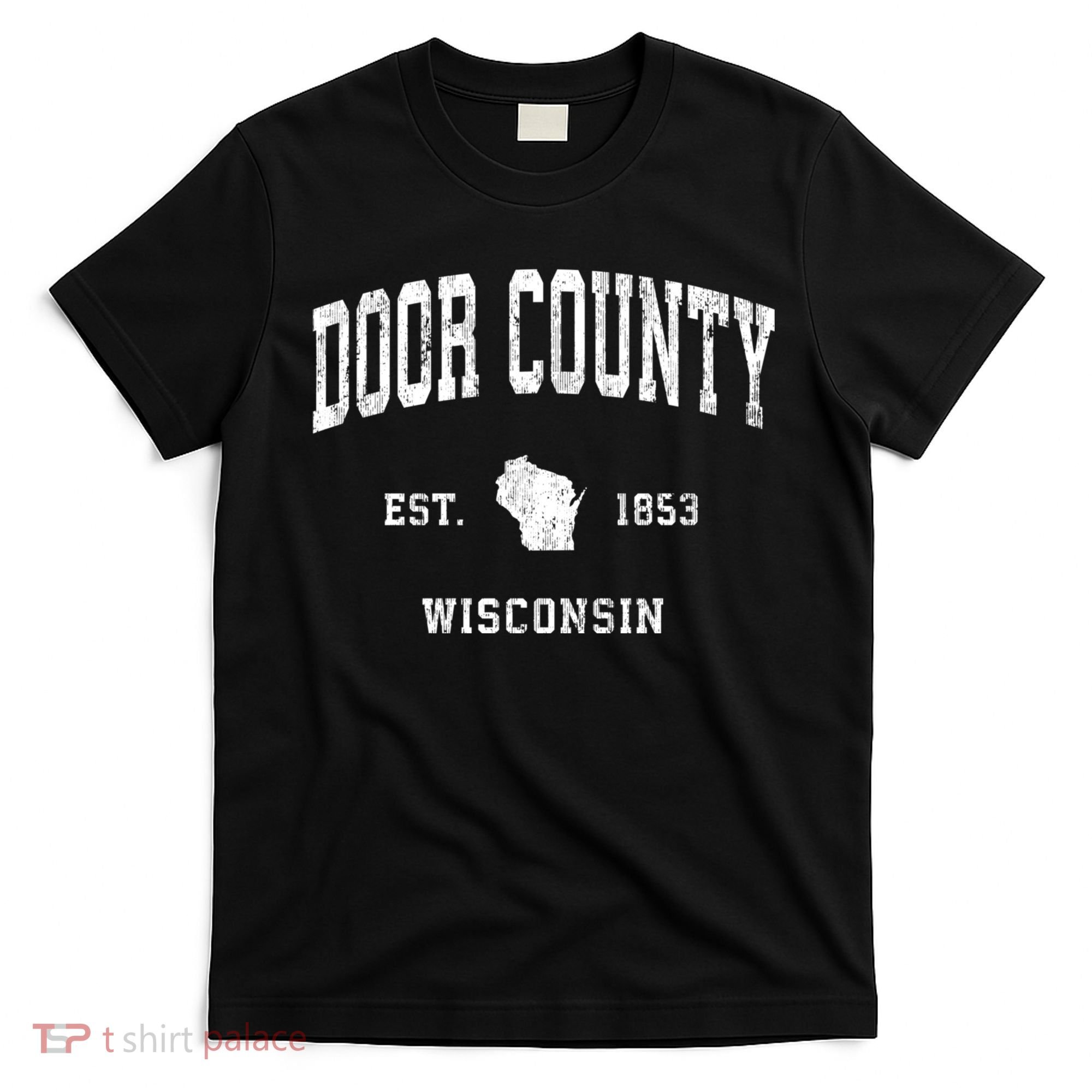Door County Wisconsin Wi Vintage Athletic T-Shirt
