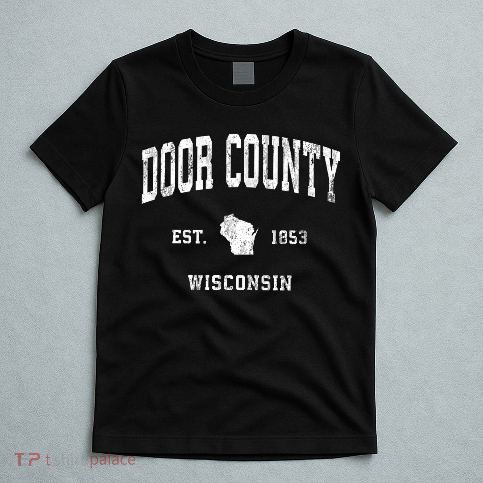Door County Wisconsin Wi Vintage Athletic T-Shirt