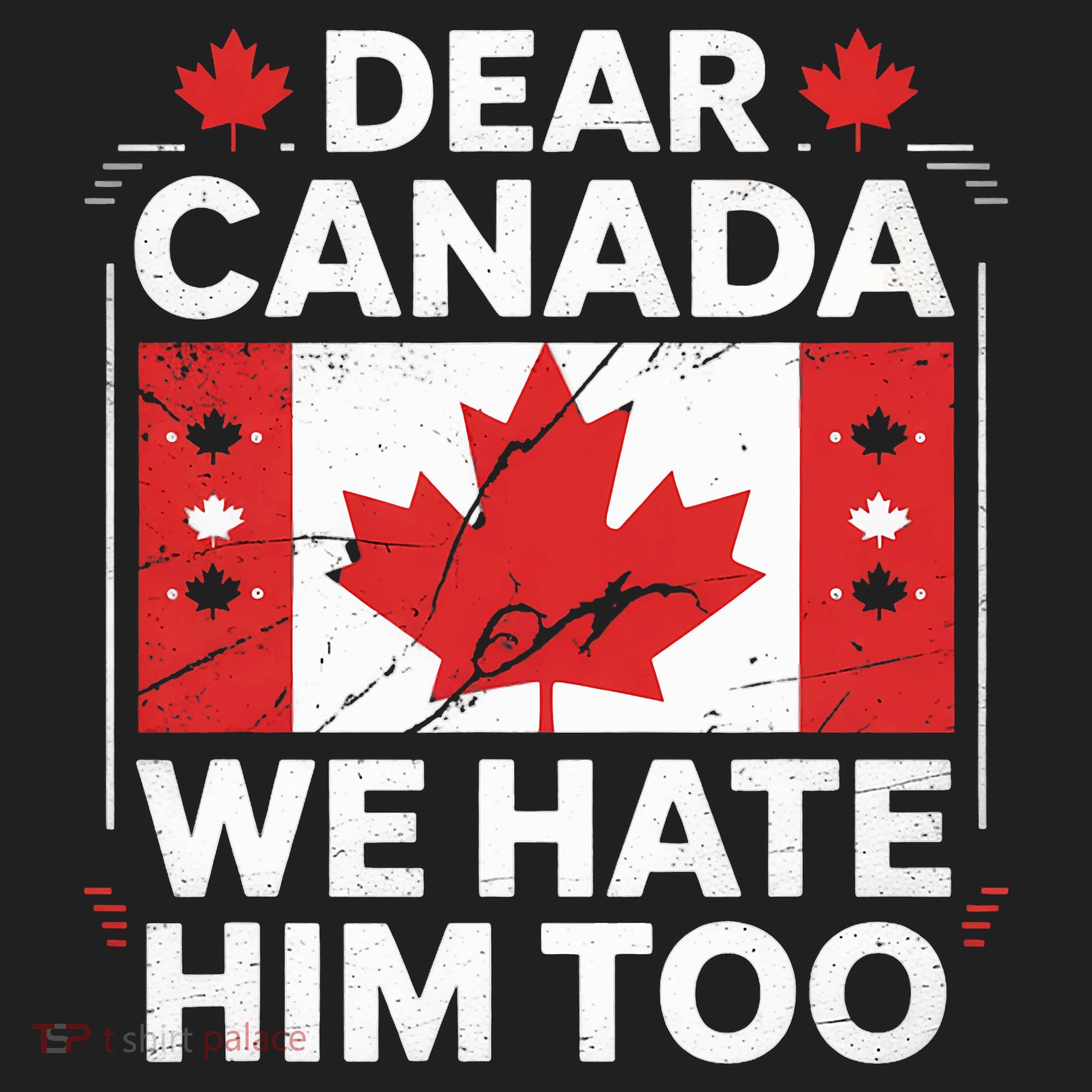 Dear Canada We Hate Him Too  Women's Sweatshirt