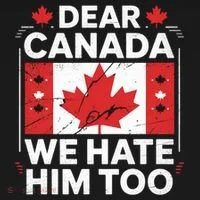 Dear Canada We Hate Him Too  Hoodie thumb 2