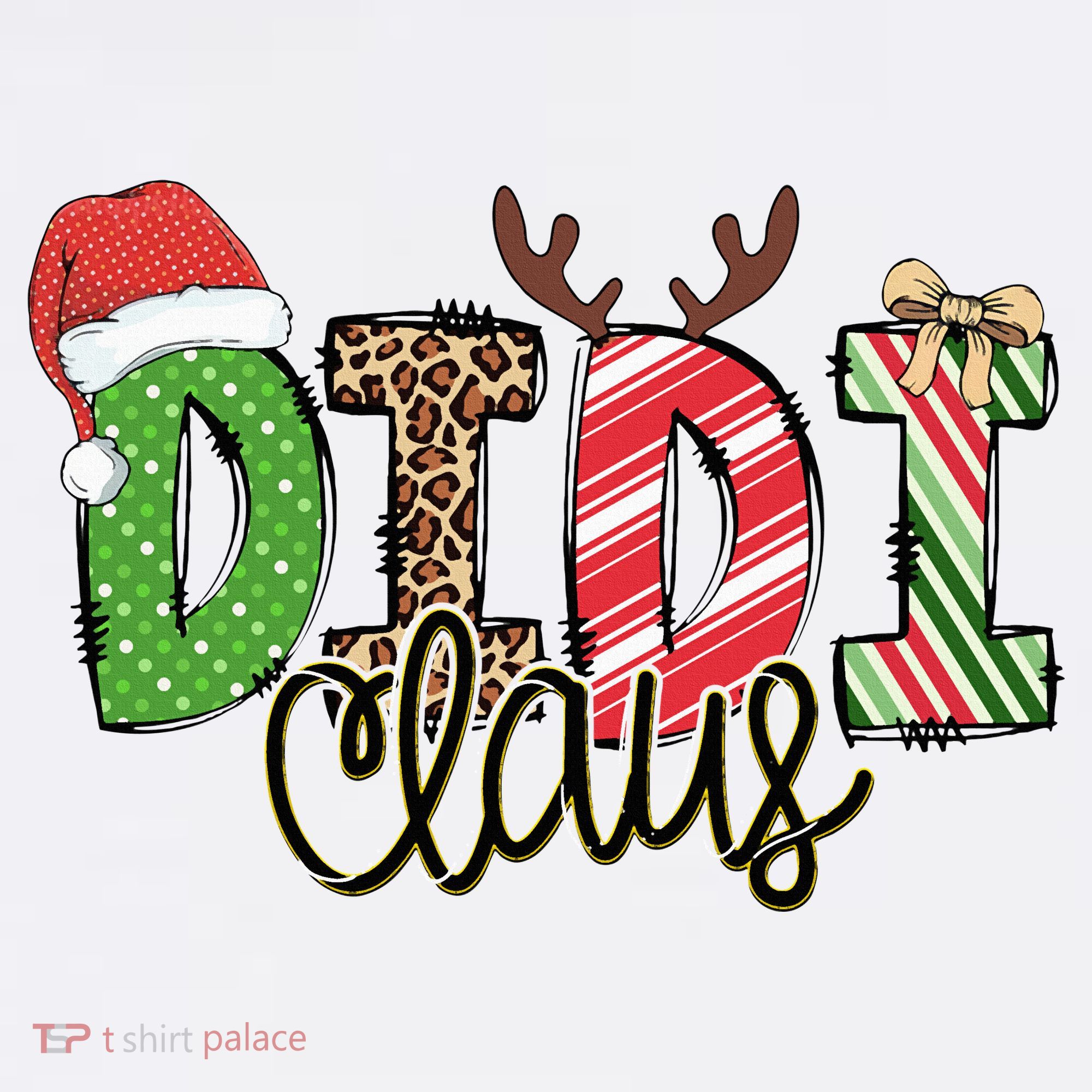 Didi Claus Xmas Happy Family New Santa Claus Christmas  T-Shirt