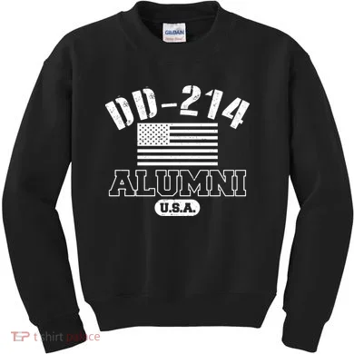 DD 214 Alumni USA Kids Sweatshirt