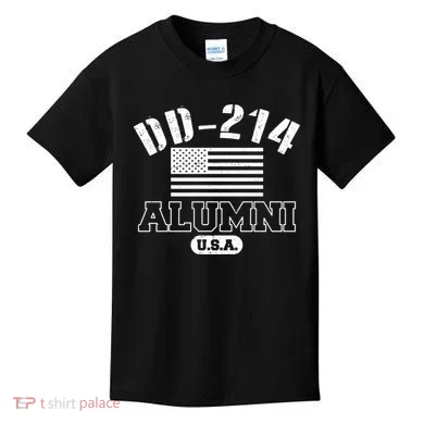 DD 214 Alumni USA Kids T-Shirt