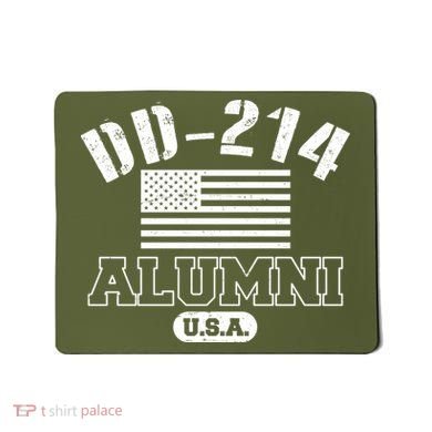 DD 214 Alumni USA Mousepad