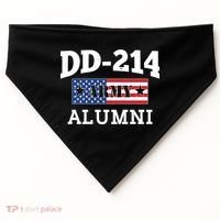 DD-214 Army Alumni US American Flag USA-Made Doggie Bandana thumb 0