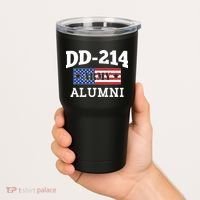 DD-214 Army Alumni US American Flag Tumbler thumb 2