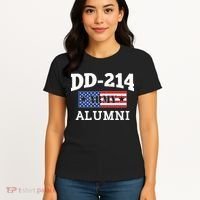 DD-214 Army Alumni US American Flag Women's T-Shirt thumb 4