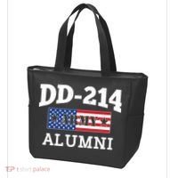 DD-214 Army Alumni US American Flag Tote Bag thumb 3