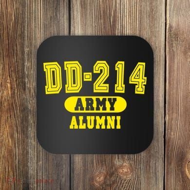 DD-214 US Army Alumni Coaster