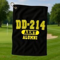 DD-214 US Army Alumni Golf Towel thumb 1