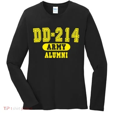 DD-214 US Army Alumni Women's Long Sleeve Shirt