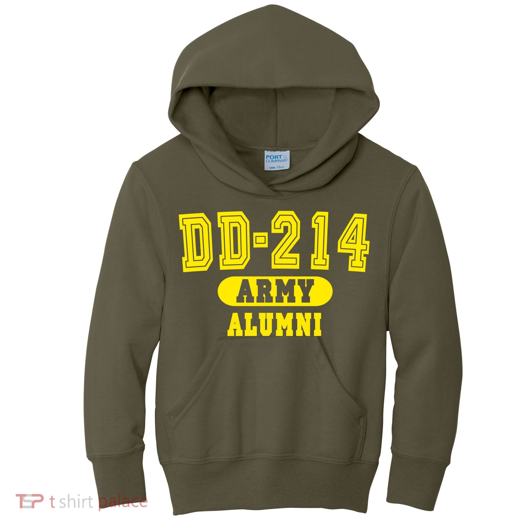 DD-214 US Army Alumni Kids Hoodie