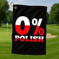 Dyngus Day 0 Polish funny st patrick's day Golf Towel thumb 1