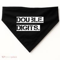 Double Digits 10th Birthday For A Cool 10 Year Old Kid USA-Made Doggie Bandana thumb 0