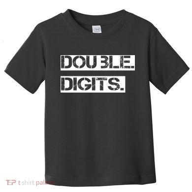 Double Digits 10th Birthday For A Cool 10 Year Old Kid Toddler T-Shirt