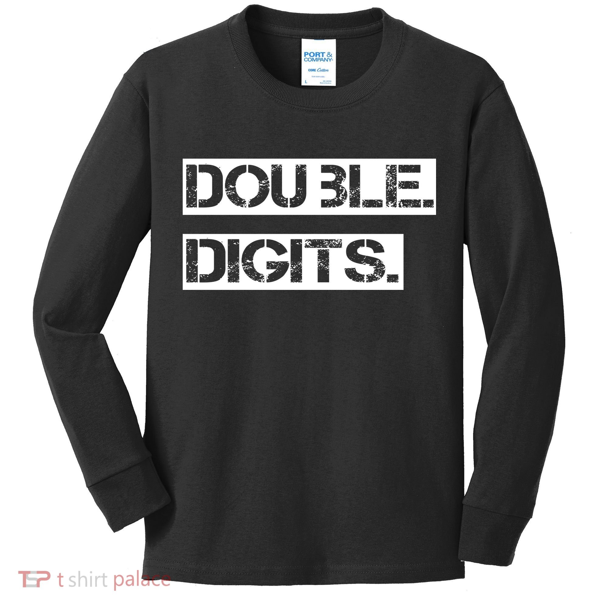 Double Digits 10th Birthday For A Cool 10 Year Old Kid Kids Long Sleeve Shirt