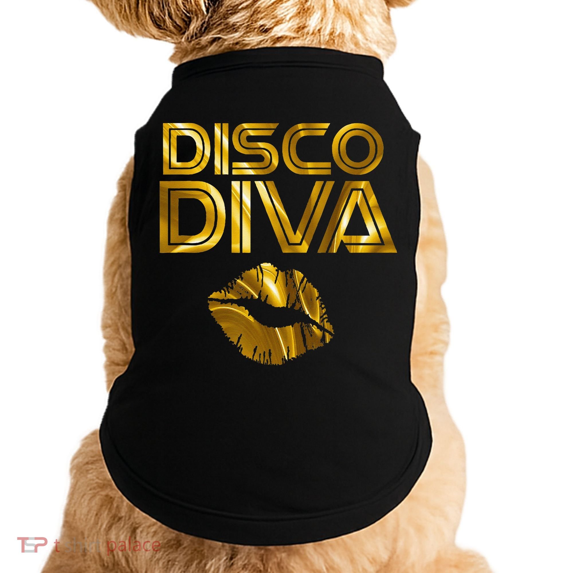 Disco Diva 60s 70s 80s Costume Party Wear Outfit Doggie Tank