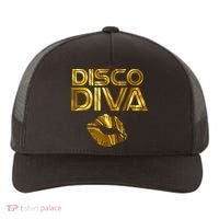 Disco Diva 60s 70s 80s Costume Party Wear Outfit Yupoong Adult 5-Panel Trucker Hat thumb 0
