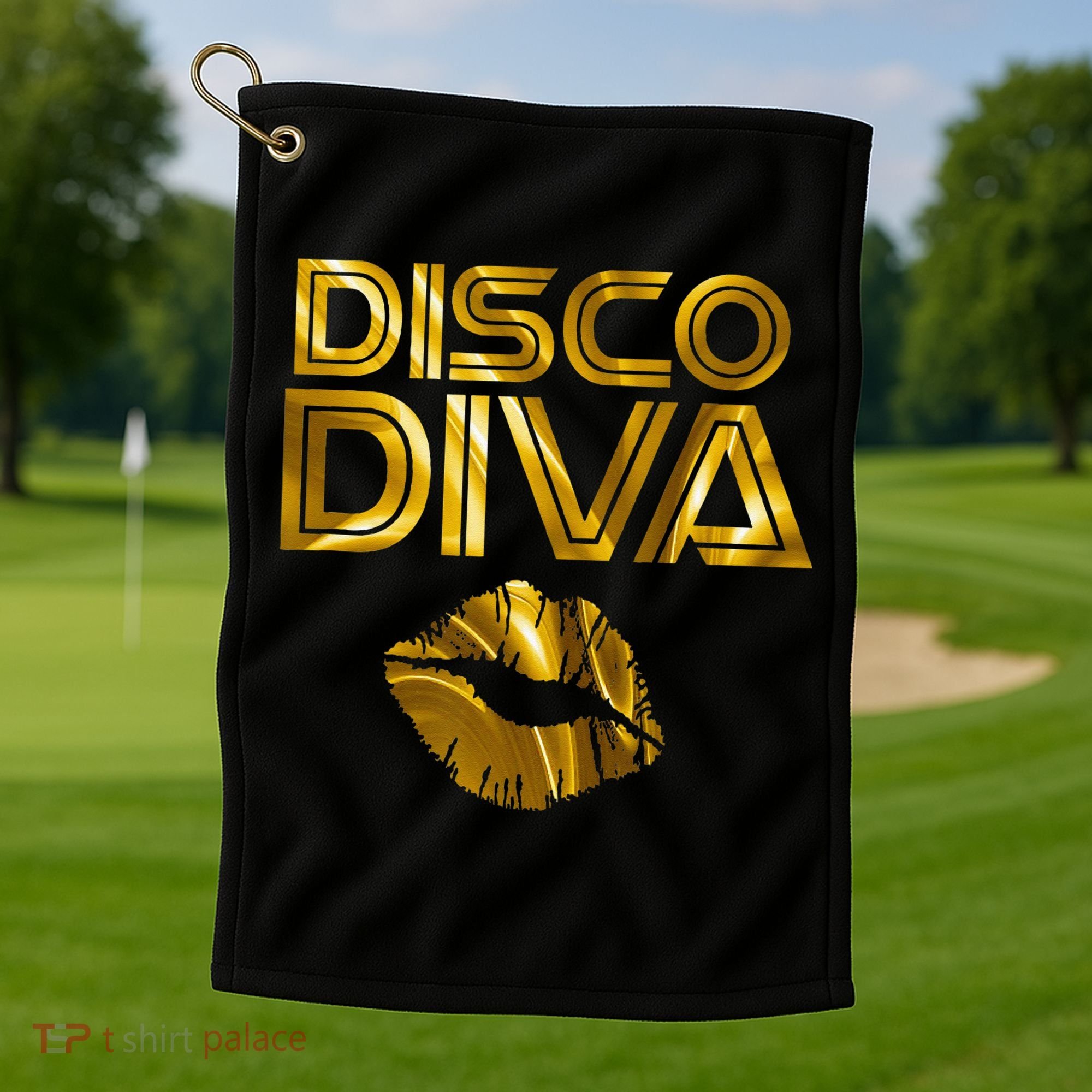 Disco Diva 60s 70s 80s Costume Party Wear Outfit Golf Towel