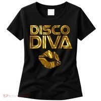 Disco Diva 60s 70s 80s Costume Party Wear Outfit Women's T-Shirt thumb 0