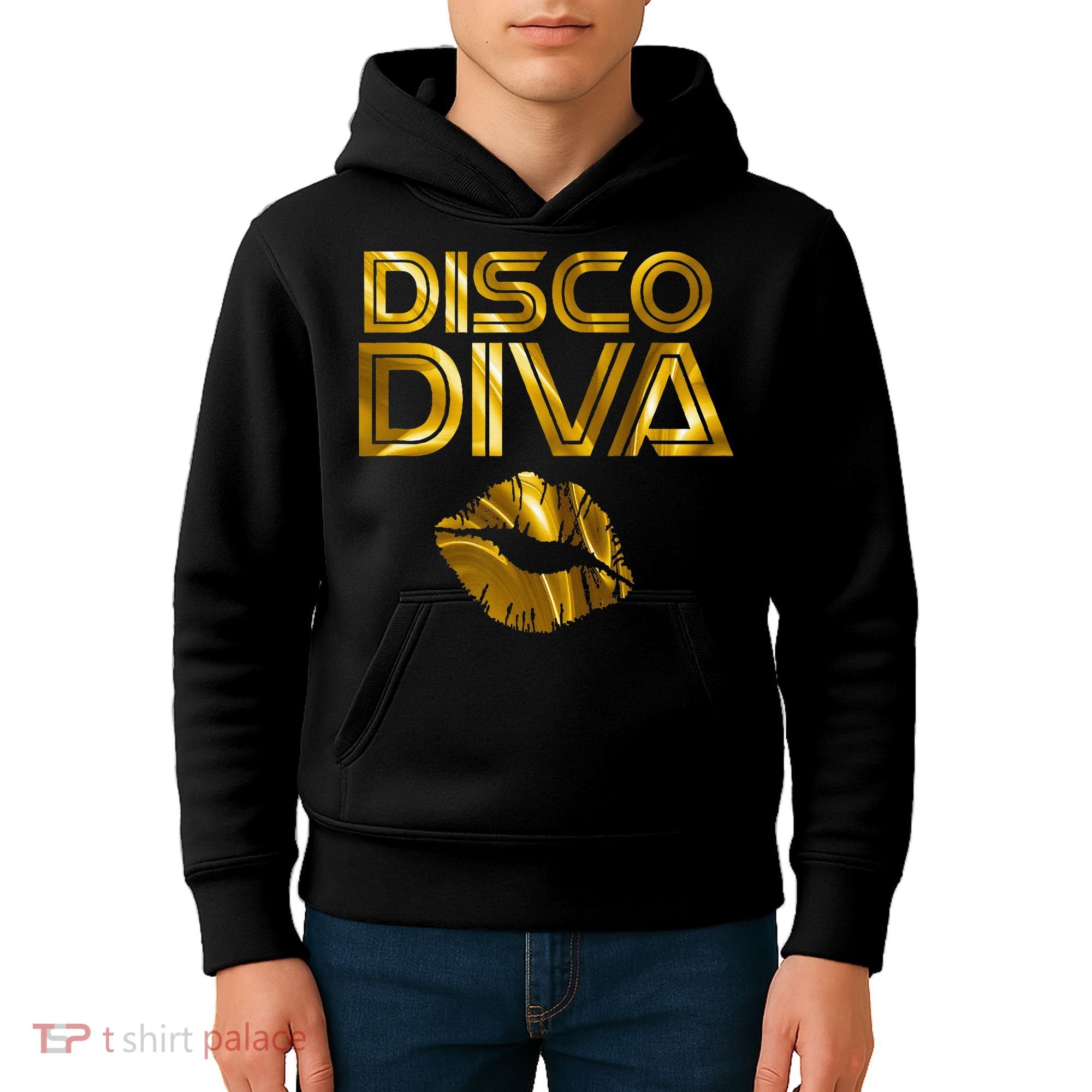 Disco Diva 60s 70s 80s Costume Party Wear Outfit Kids Hoodie