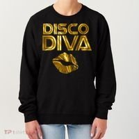 Disco Diva | 60s 70s 80s Costume Party Wear Outfit Tshirt Women's Sweatshirt thumb 0