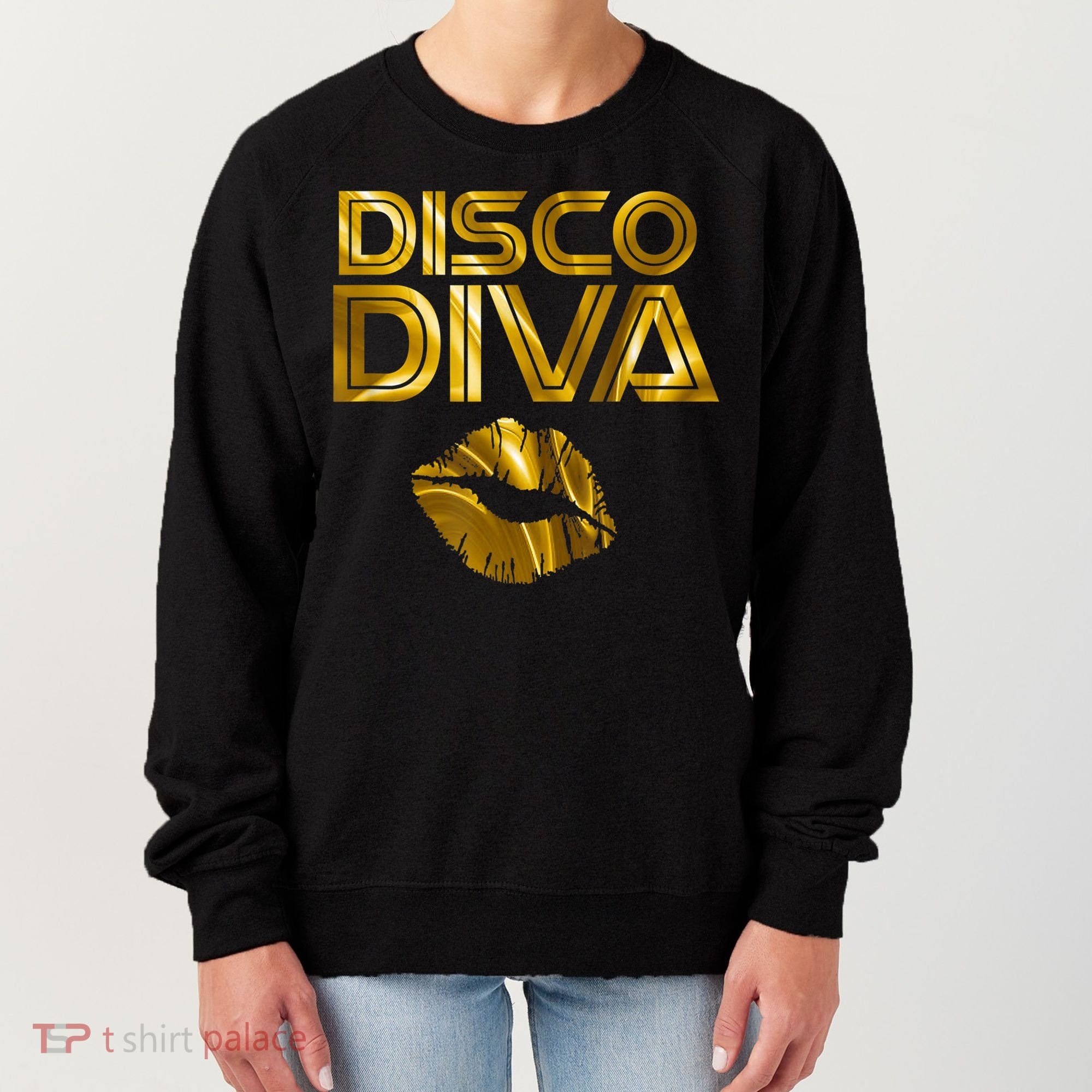 Disco Diva | 60s 70s 80s Costume Party Wear Outfit Tshirt Women's Sweatshirt