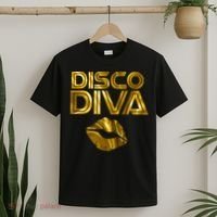 Disco Diva | 60s 70s 80s Costume Party Wear Outfit Tshirt T-Shirt thumb 2