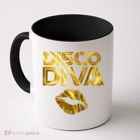 Disco Diva | 60s 70s 80s Costume Party Wear Outfit Tshirt Coffee Mug thumb 0