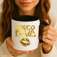 Disco Diva | 60s 70s 80s Costume Party Wear Outfit Tshirt Coffee Mug thumb 3