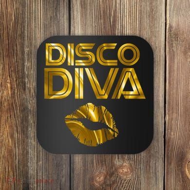Disco Diva | 60s 70s 80s Costume Party Wear Outfit Tshirt Coaster