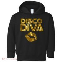 Disco Diva | 60s 70s 80s Costume Party Wear Outfit Tshirt Toddler Hoodie thumb 0