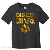 Disco Diva | 60s 70s 80s Costume Party Wear Outfit Tshirt Toddler T-Shirt thumb 0