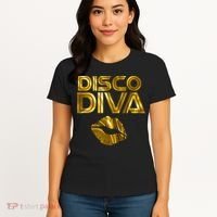 Disco Diva | 60s 70s 80s Costume Party Wear Outfit Tshirt Women's T-Shirt thumb 4