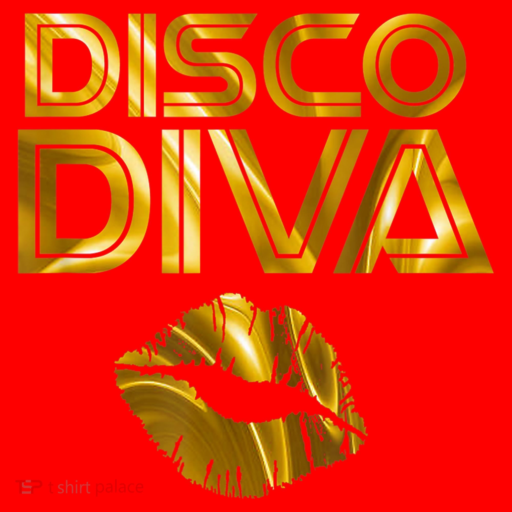 Disco Diva | 60s 70s 80s Costume Party Wear Outfit Tshirt Santa Hat