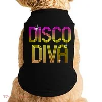 Disco Diva 70s 80s Party Dance Doggie Tank thumb 0