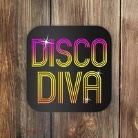 Disco Diva 70s 80s Party Dance Coaster thumb 0