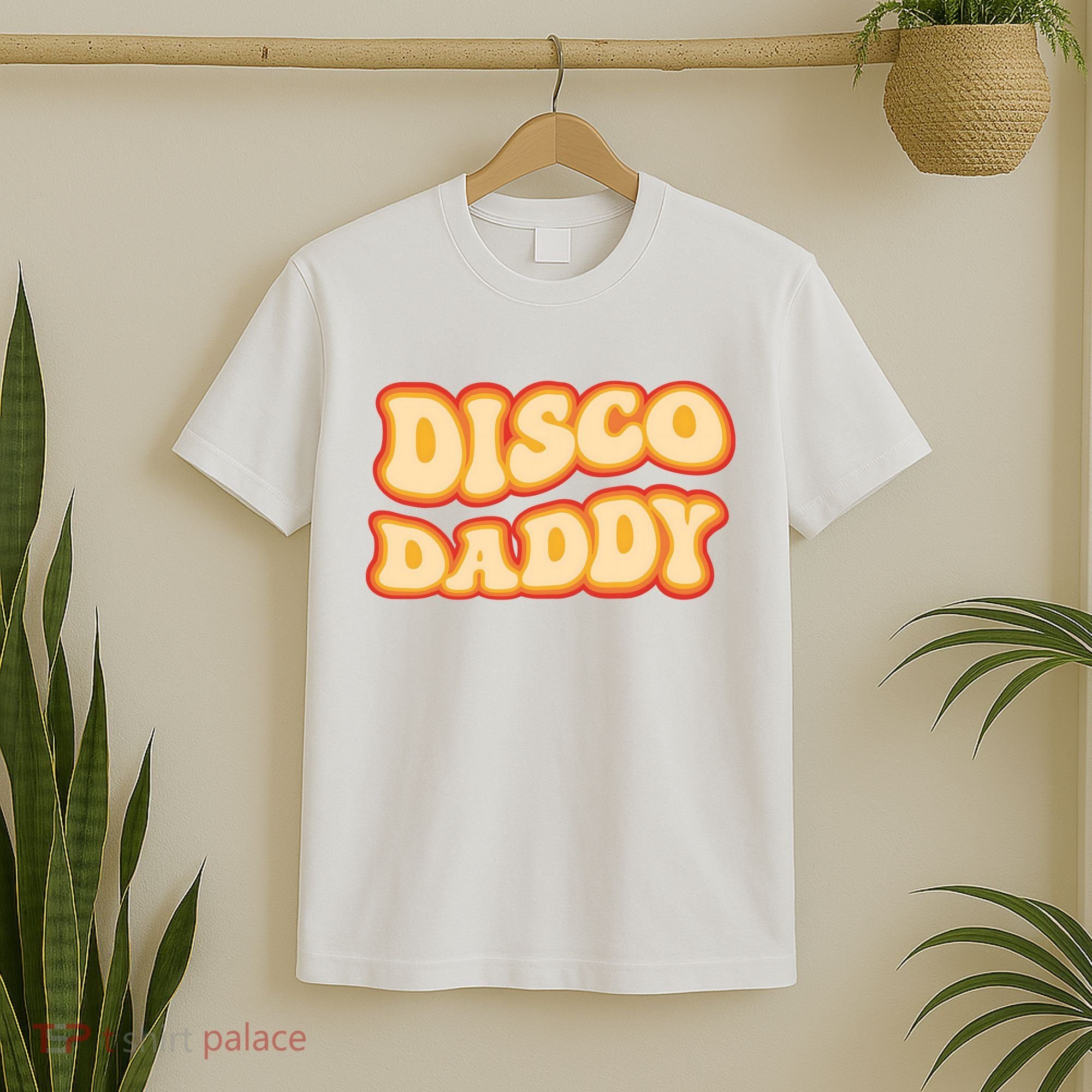 Disco Daddy 70s Dancing Party Retro Vintage Groovy T-Shirt